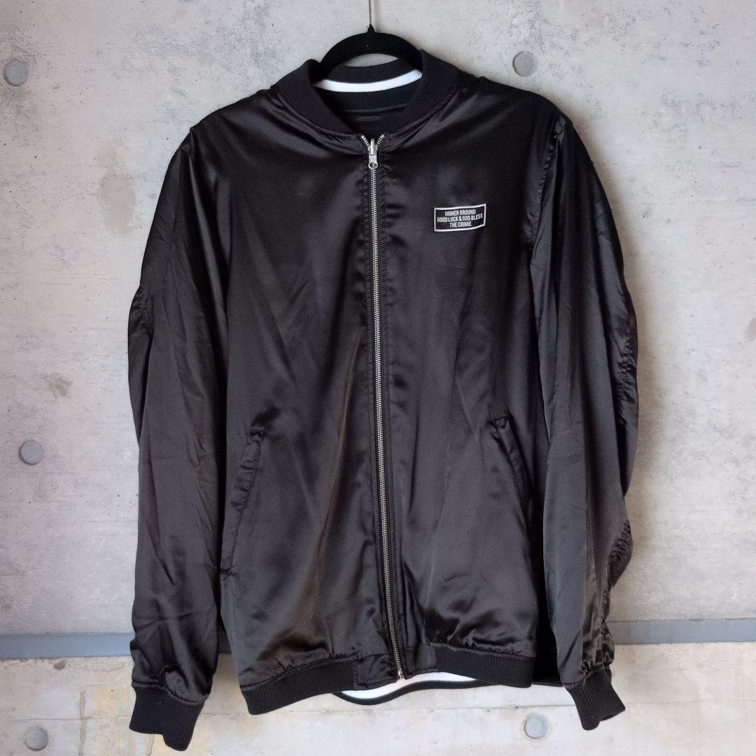 未使用 crimie 虎刺繍 スカジャン リバーシブル 黒