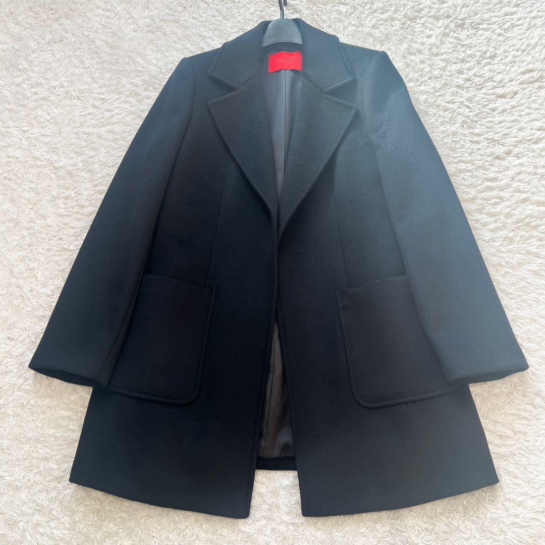 専用　現行品 マックス&コー ラナウェイ ビーバーピーコート ガウンコート