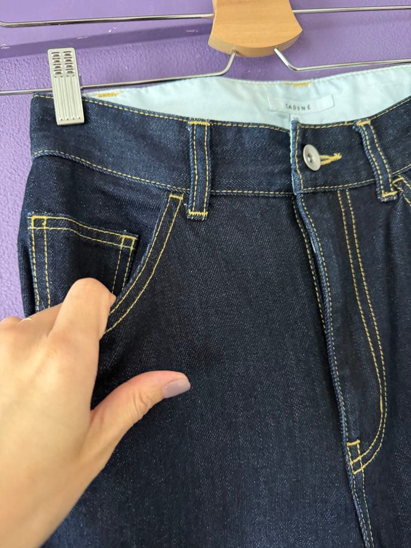 CADUNE カーヴィーデニム　38サイズ