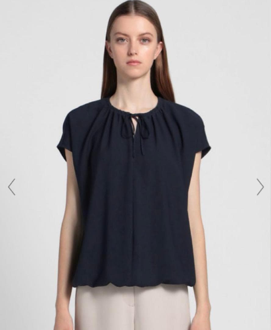 24ssTeory LUXEセオリーリュクスブラウスMARVINENOLIA38