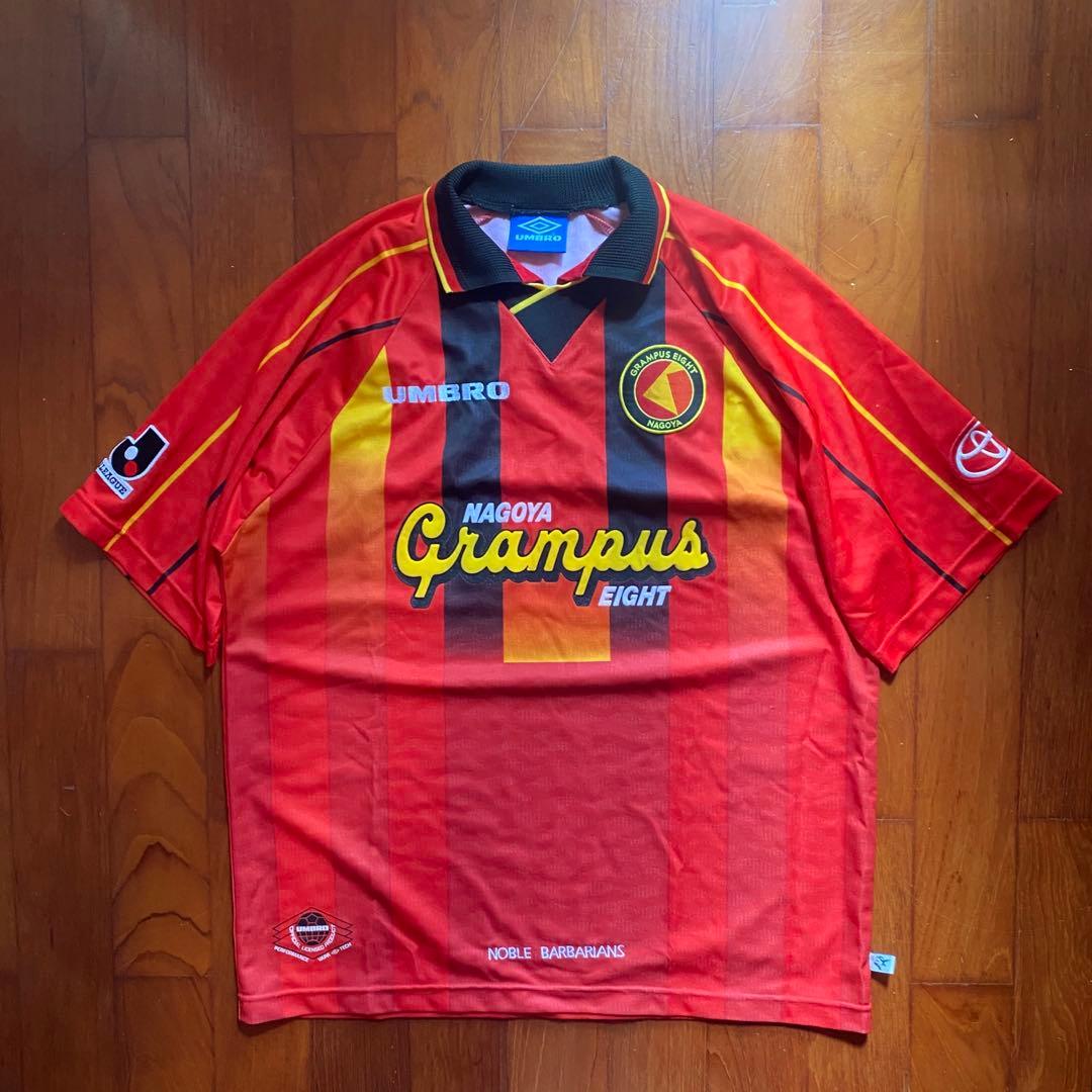 希少 名古屋グランパス 1997年上下ユニフォームセット umbro