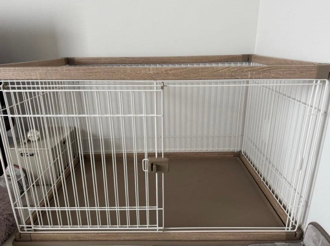 アイリスオーヤマ 犬用ケージ PWRSR-1280V ライトナチュラル