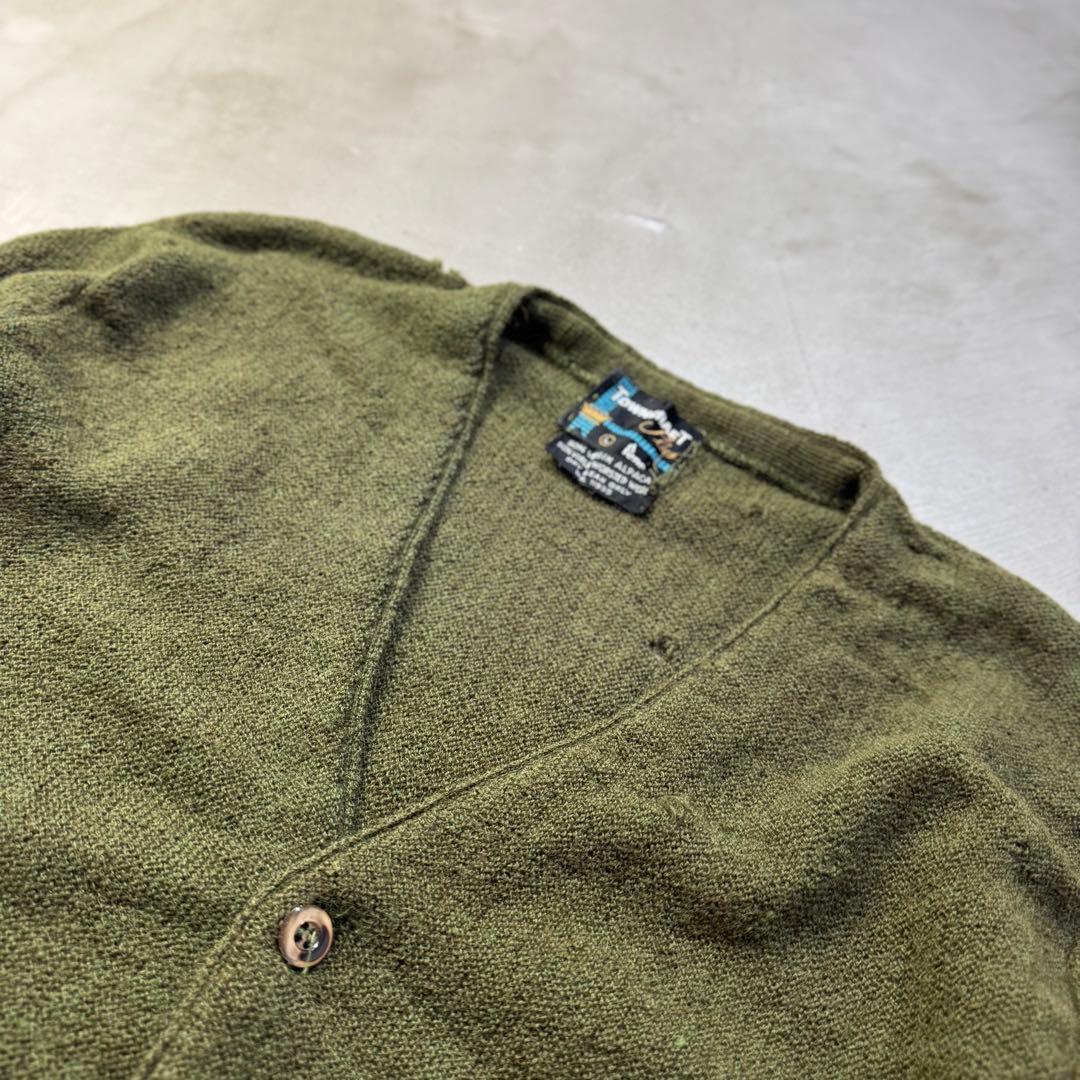 トップス 60-70s TOWN CRAFT ALPACA WOOL cardigan
