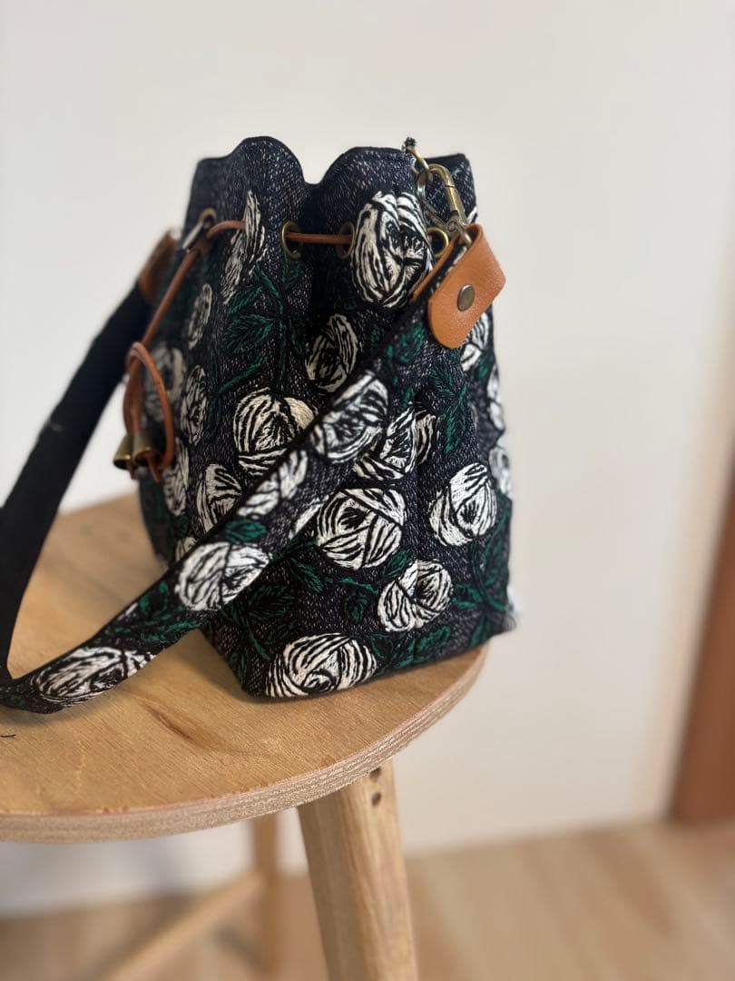 ミナペルホネン◯ハンドメイド◯pitaフォンデュ巾着bag