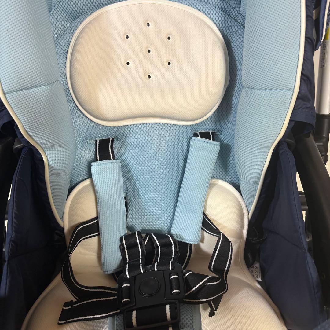 【美品】限定モデル　Aprica アップリカ　ラクーナビッテ　ベビーカー　ブルー