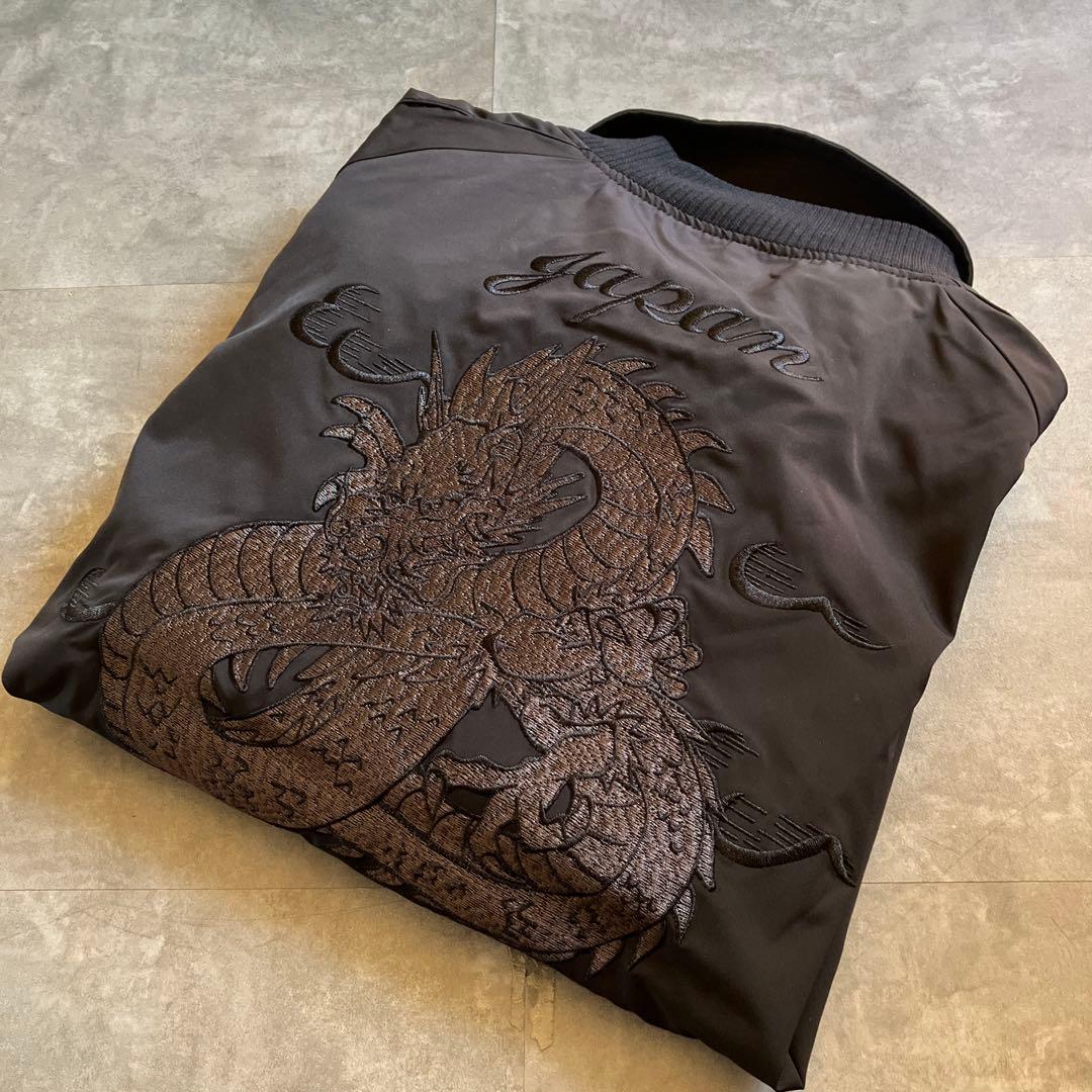 定価:11,880円　Casper John ブラックドラゴン刺繍スカジャン