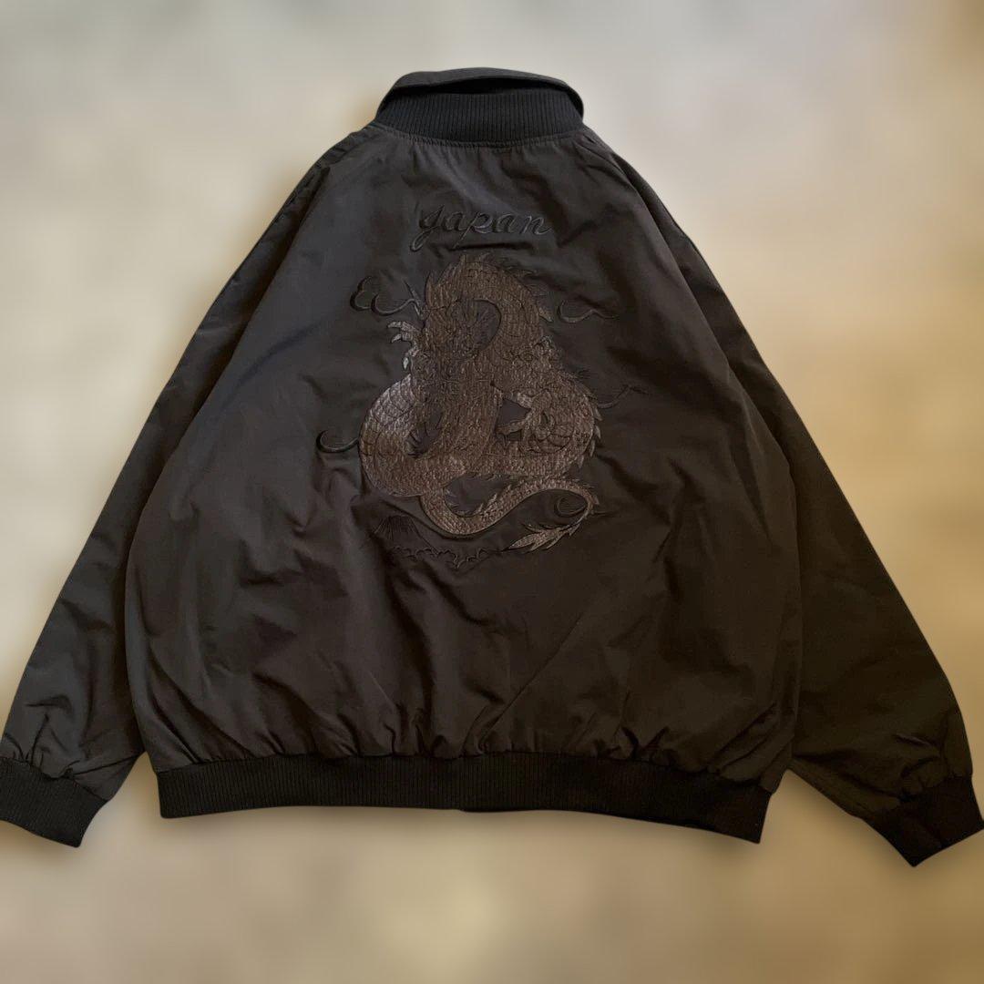 定価:11,880円　Casper John ブラックドラゴン刺繍スカジャン