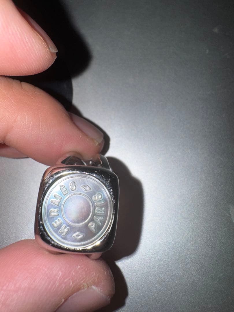 HERMES エルメス リングコロゾ　セリエ　刻印 #58 18号　常田