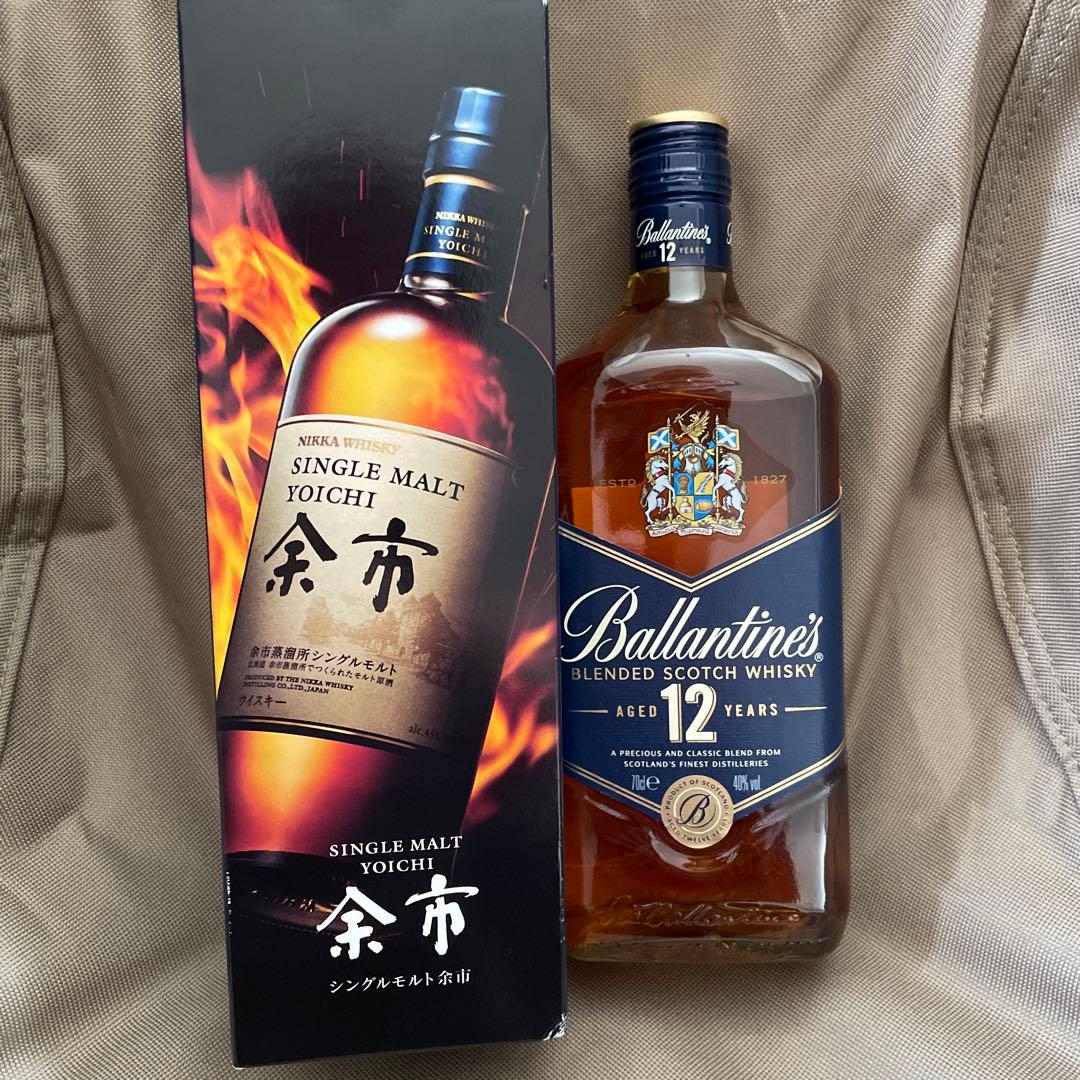 シングルモルト余市 バランタイン12年　セット