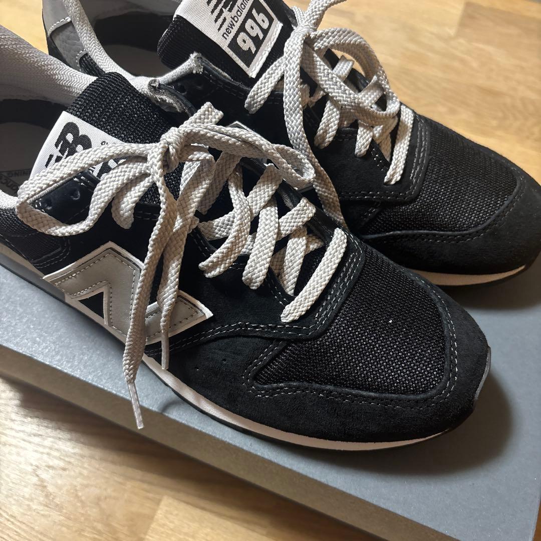New Balance 996 ブラック/ホワイト