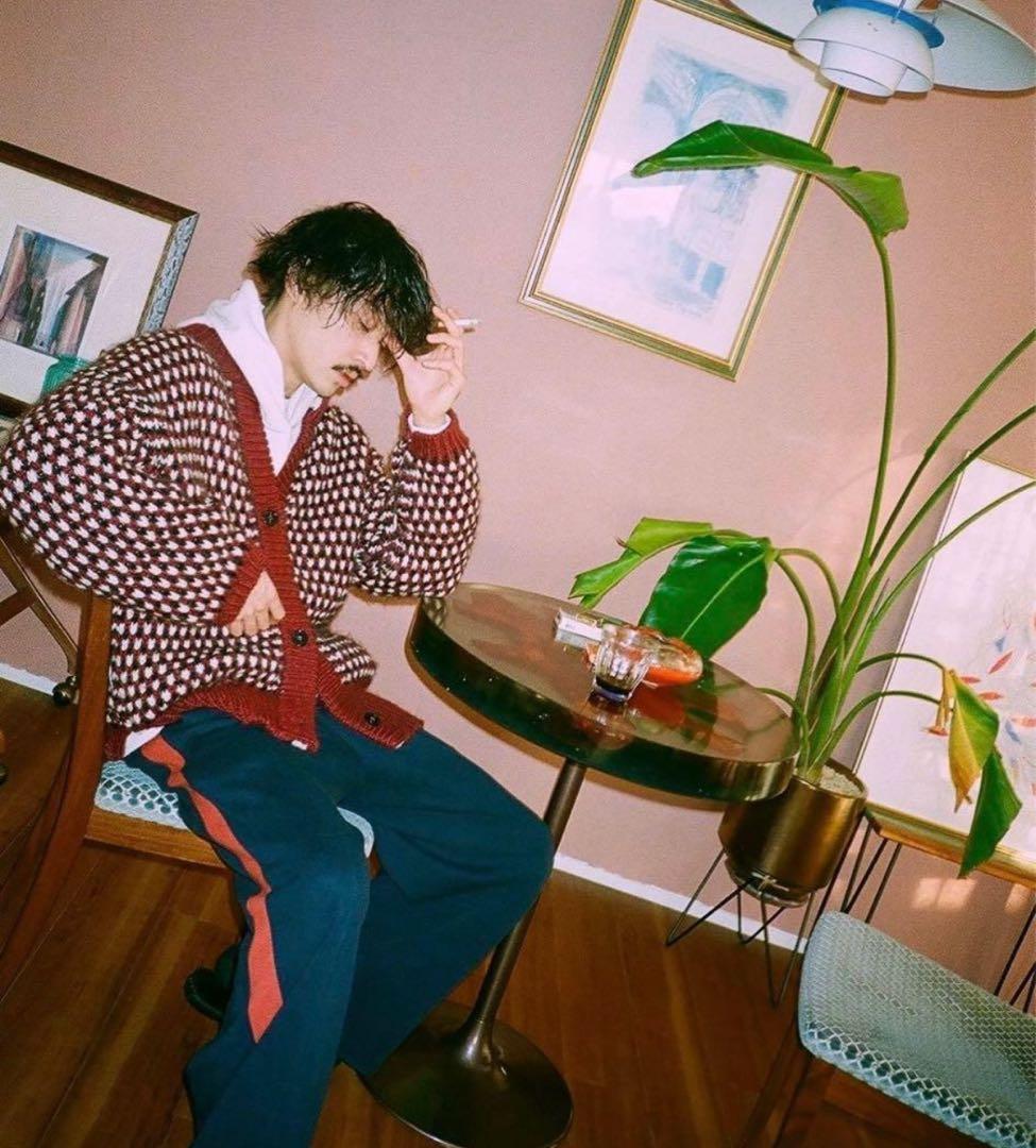 【archive】90s multicolored knit cardigan
