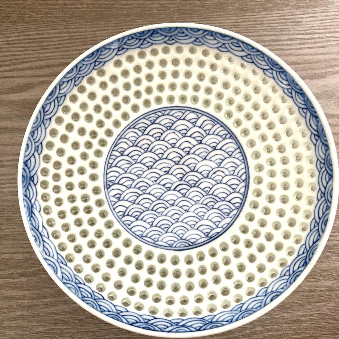 丹心窯 水晶彫青海波　2点