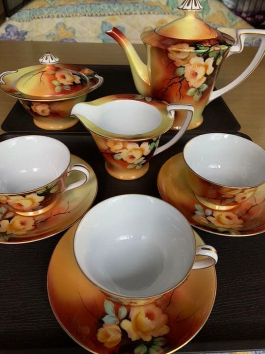 オールドノリタケ　ティーセット