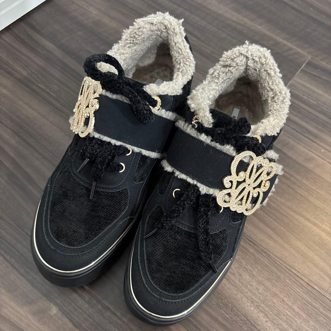 ランダ　ボリュームソールボアスニーカー