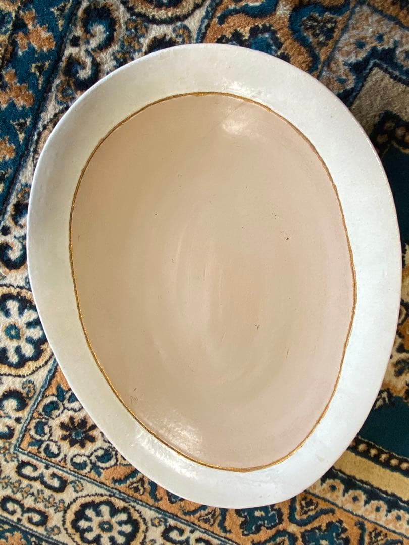 美品　花器　生花プレート　変形