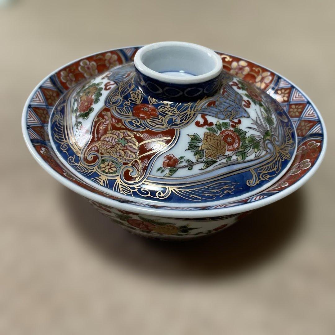 先代源右衛門　古伊万里風花鳥図　蓋物　未開封　傳　日本の器　木箱あり