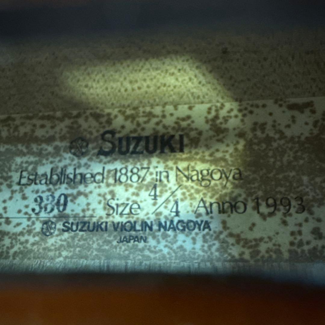 SUZUKI バイオリン 330 4/4 Anno 1993 スズキ