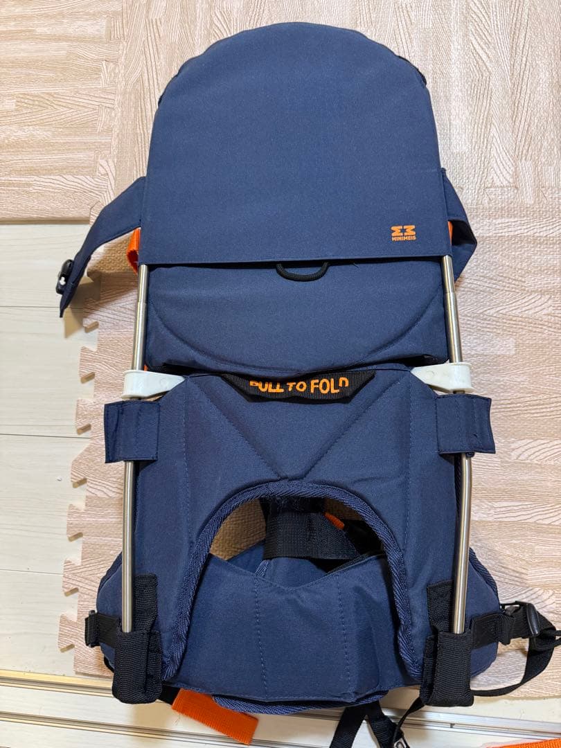 MINIMEIS ネイビー ベビーキャリア　肩車キャリア