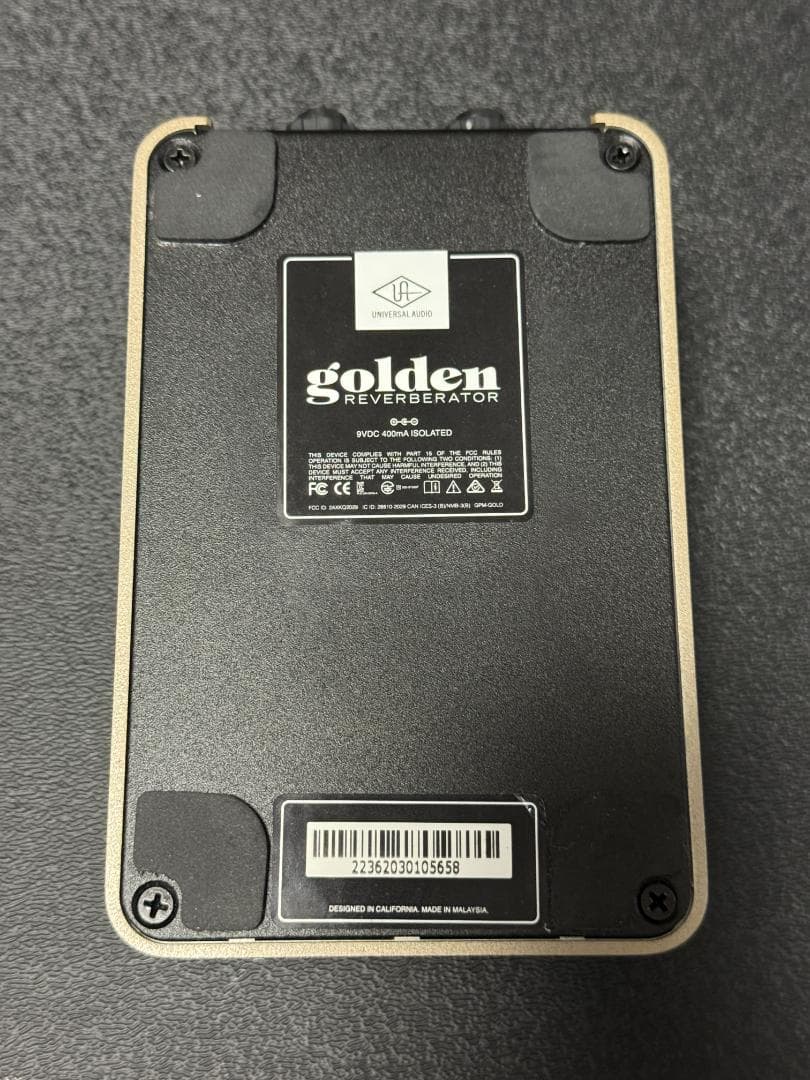 UAFX Golden Reverberator リバーブ