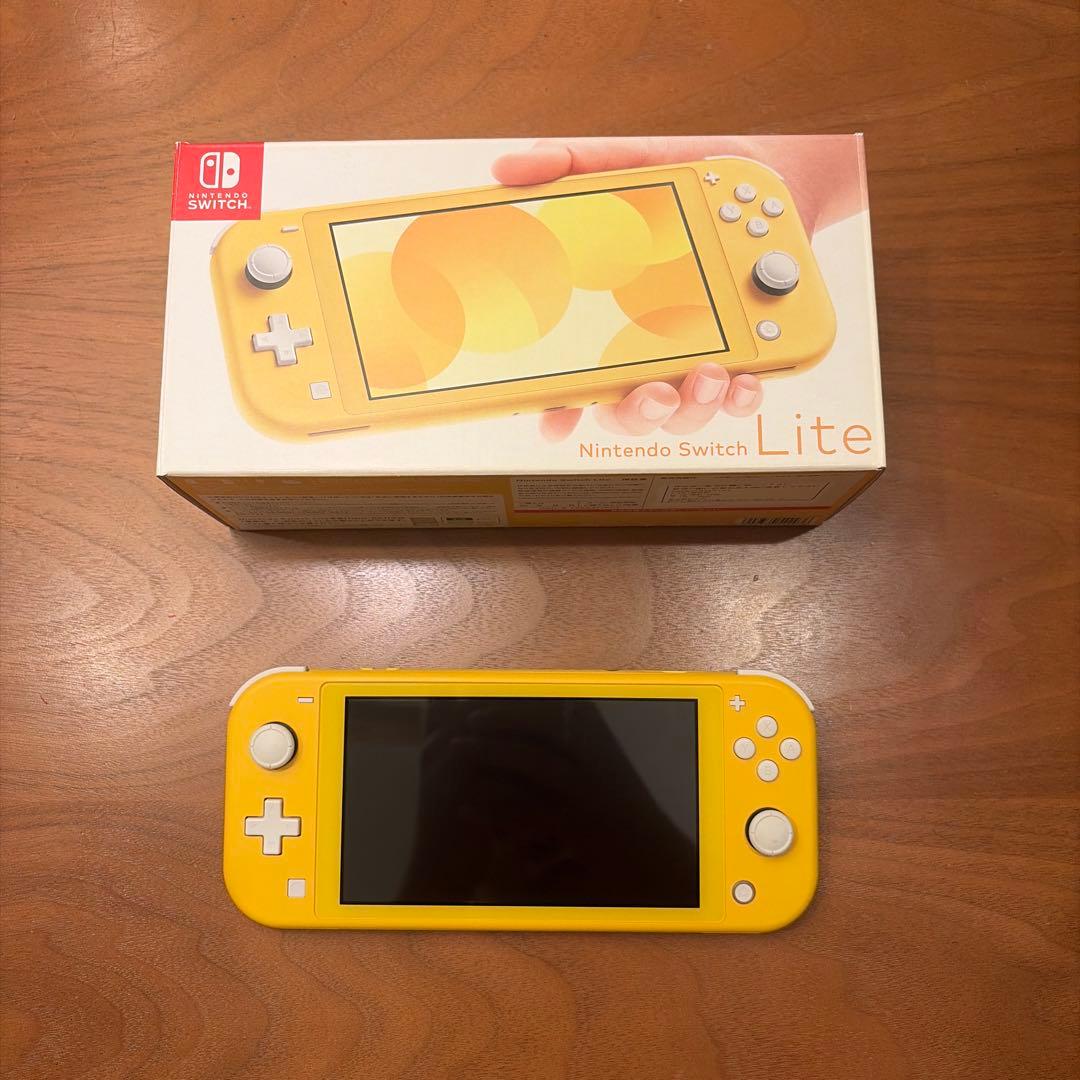 Nintendo Switch Lite イエロー 本体 ACアダプター、箱付き