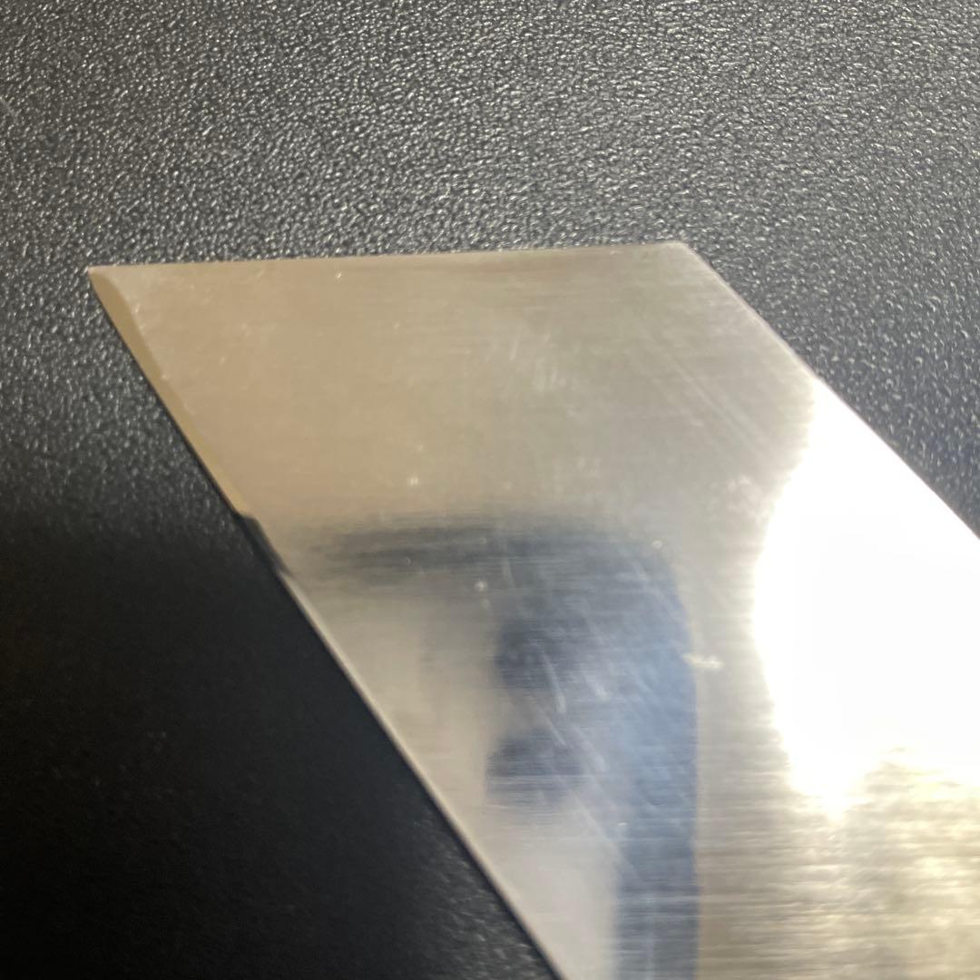 スケナリ　佑成　本焼　むきもの　6寸　刃渡り　181mm 黒檀八角柄　白一