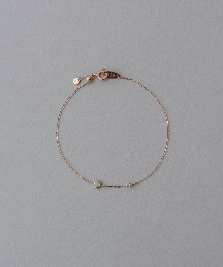 ete オパール ブラウンダイヤモンド ブレスレット