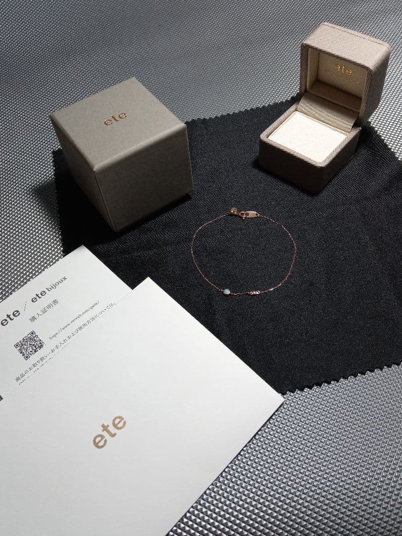 ete オパール ブラウンダイヤモンド ブレスレット