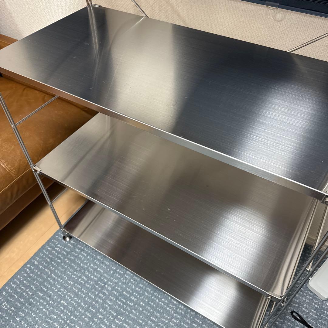 無印良品　ステンレスユニットシェルフ　中