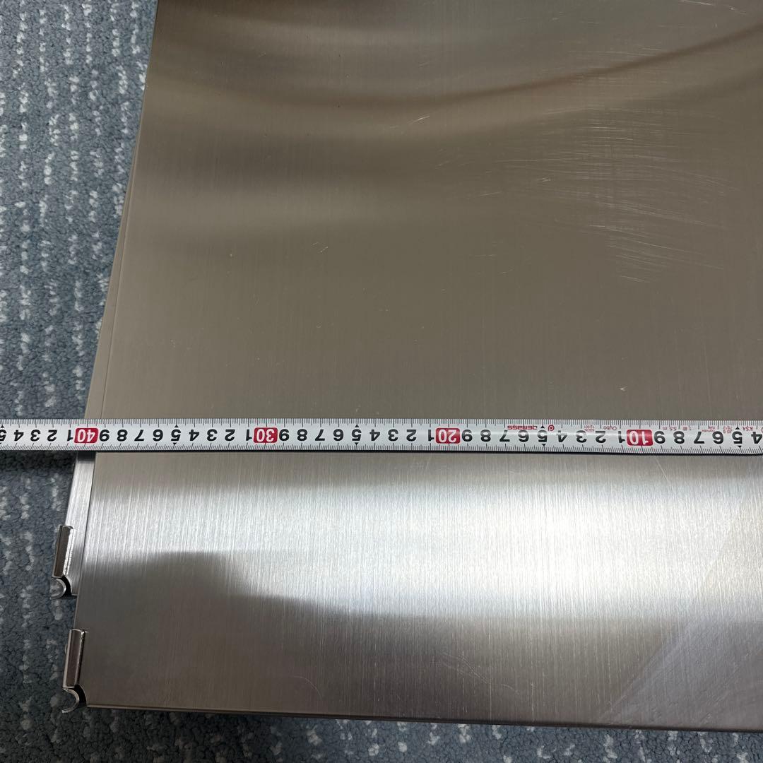 無印良品　ステンレスユニットシェルフ　中