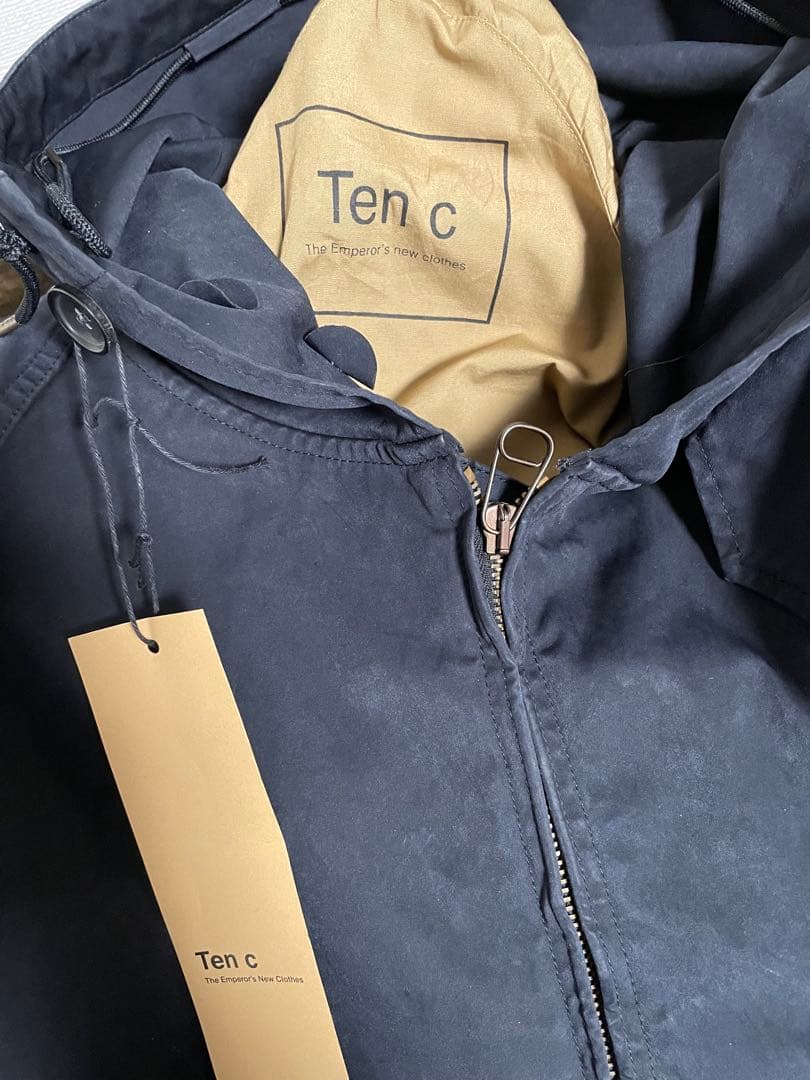 ten-c anorak dark navy 52 ハンガー付き