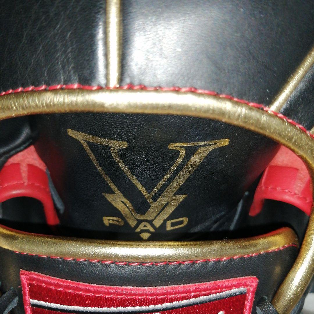 Rawlings 軟式グローブ 両投げ用 黒 赤 ゴールドライン