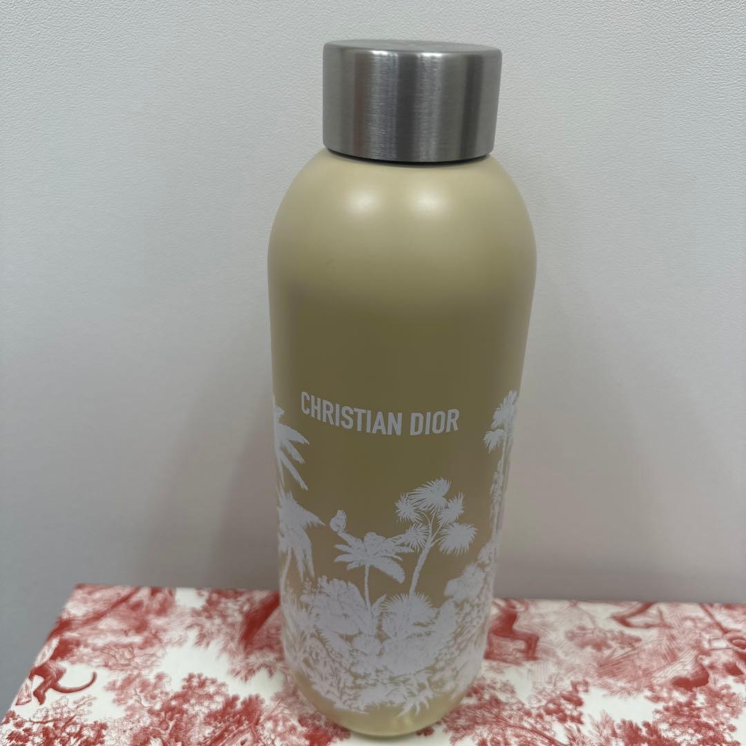 新品未使用Dior 花柄 ステンレス水筒 約500ml