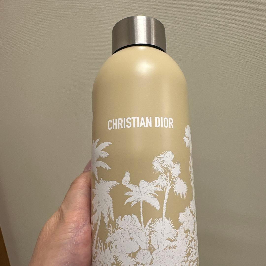 新品未使用Dior 花柄 ステンレス水筒 約500ml