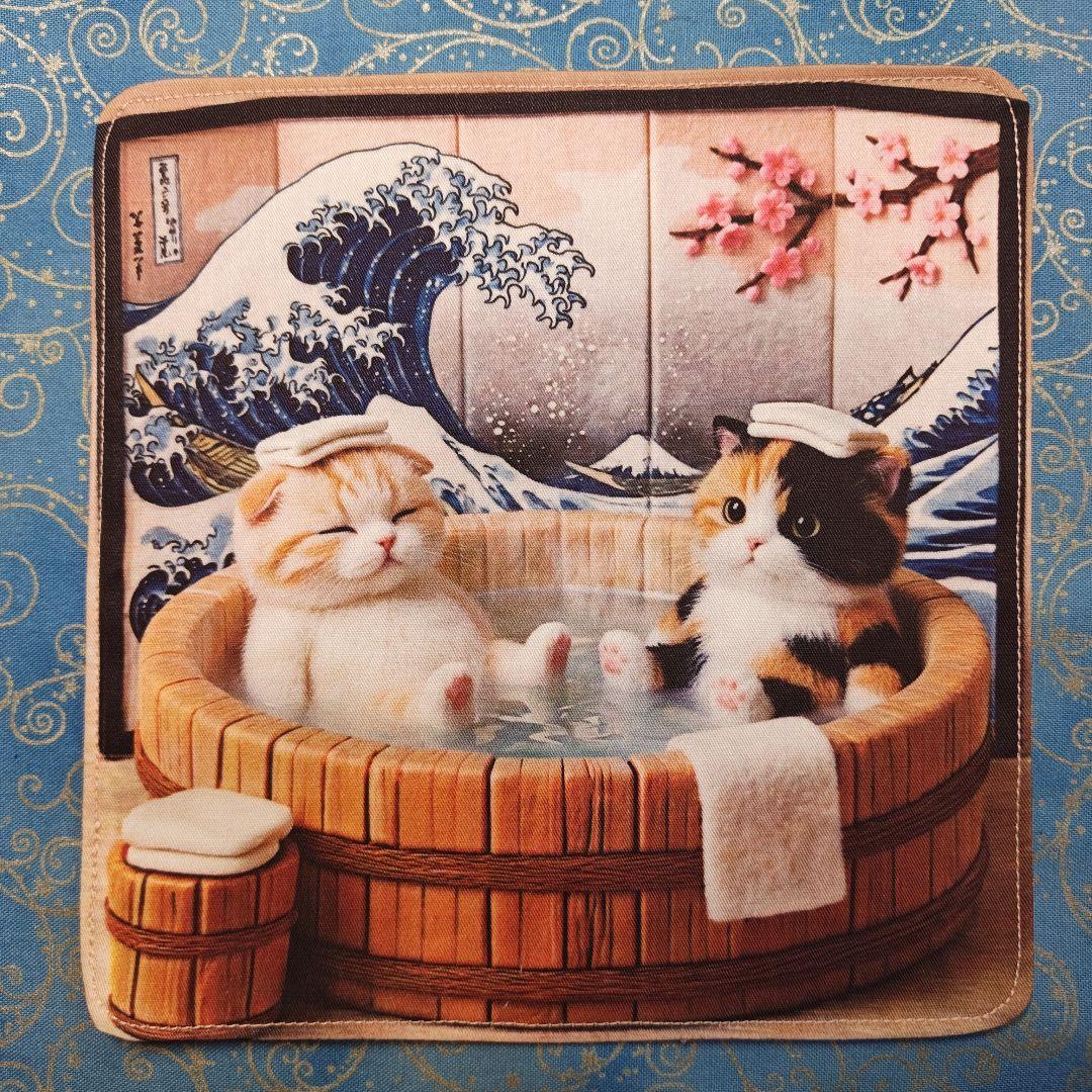 ご確認用　うきたん(*´꒳`*)❤︎様　ねこちゃん柄　ハンカチ12/17