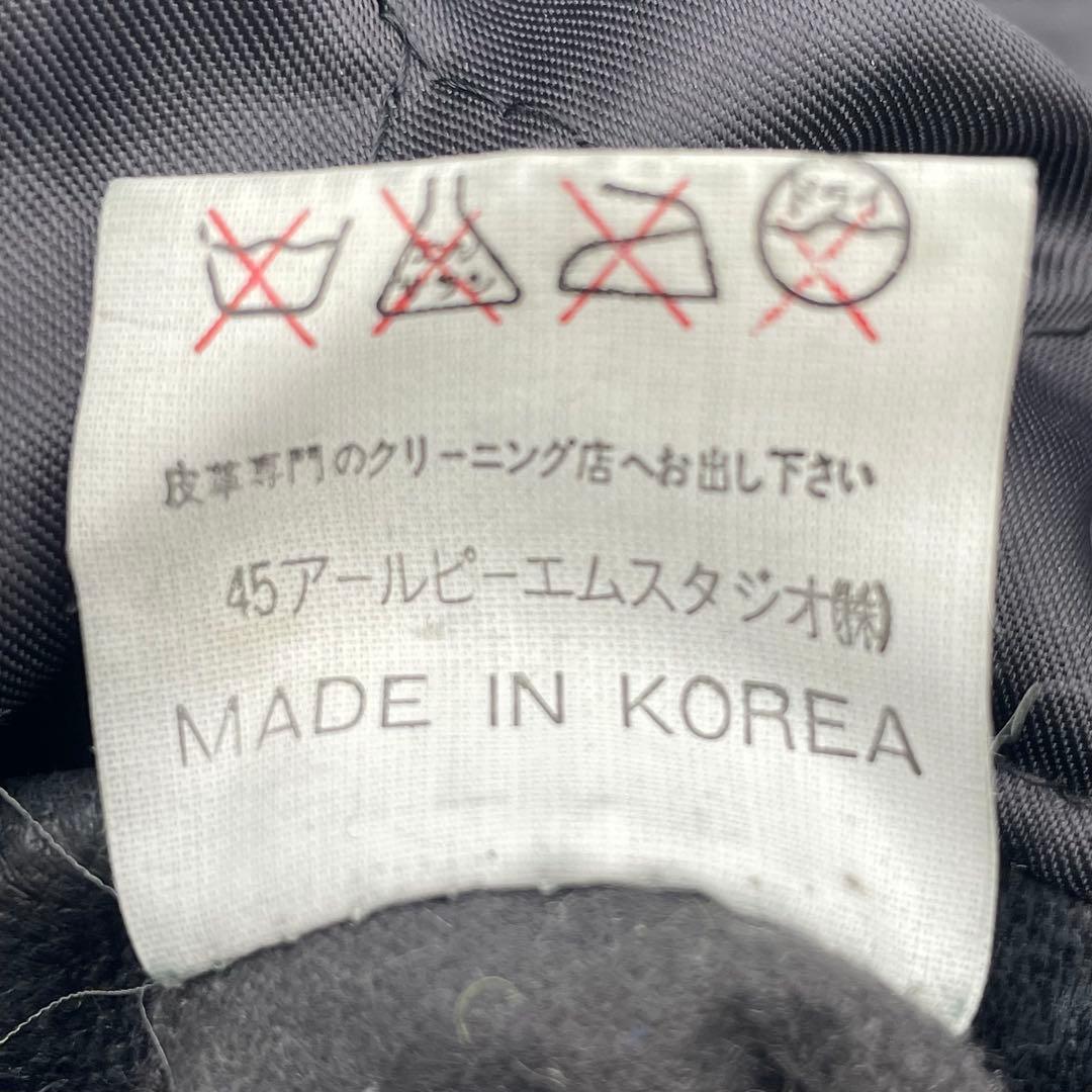 45rpm レザージャケット　キルティング素材　レディース　M