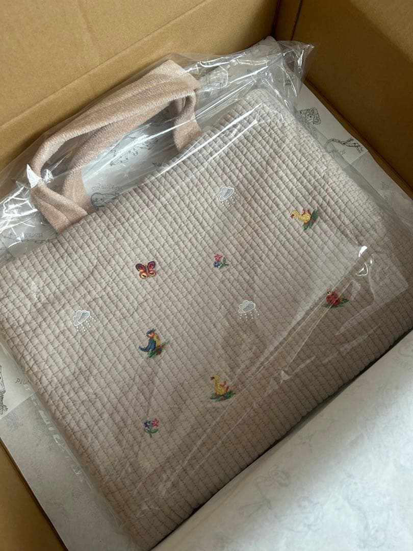 【新品未使用】ピオヌンナル　フェイラー　コラボ　トートバッグ　カフェベージュ