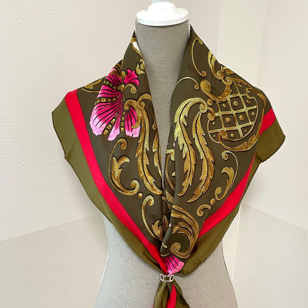 HERMESカレ90シルクスカーフ　トルコの馬