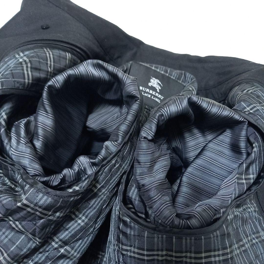 ●美品●　バーバリーブラックレーベル　トレンチコート　ライナー　ヘリンボーン