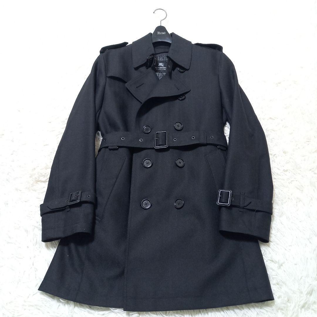 ●美品●　バーバリーブラックレーベル　トレンチコート　ライナー　ヘリンボーン
