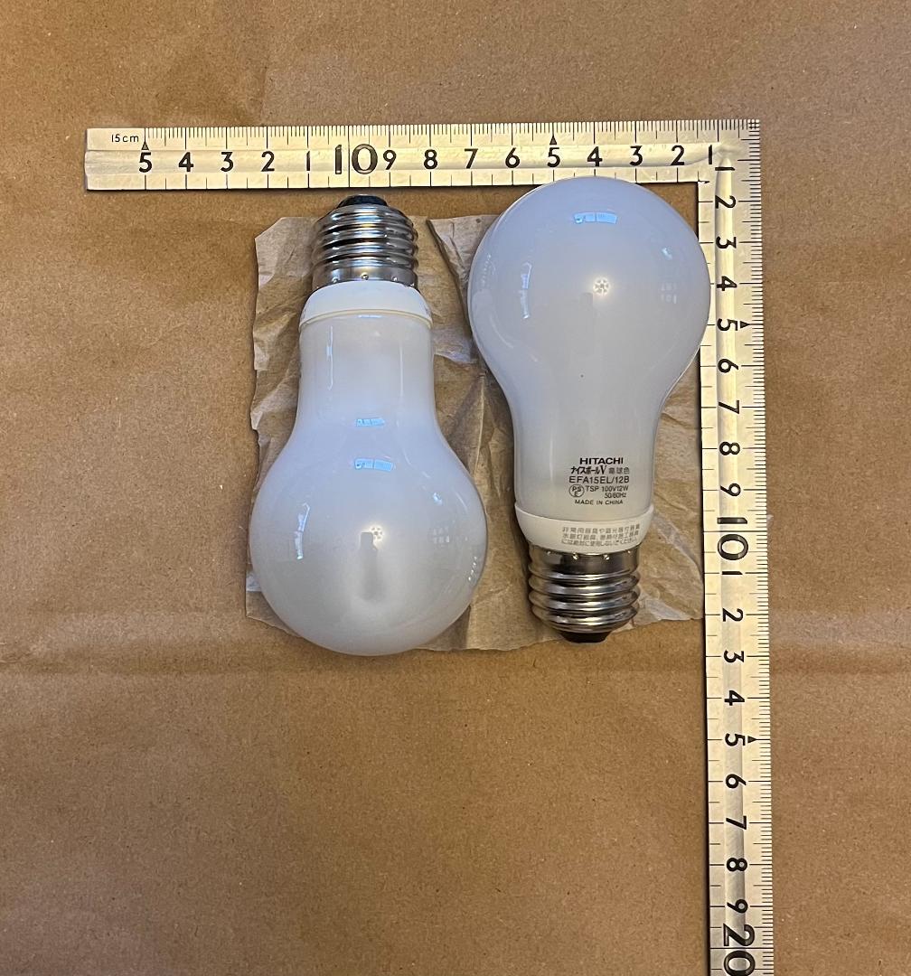 電球形蛍光ランプ〈ナイスボールV〉(EFA15EL/12B) 68個セット