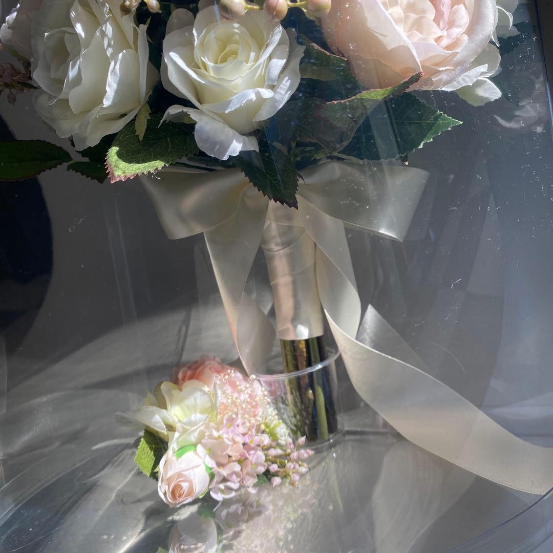 ウエディングブーケ.ブートニア造花