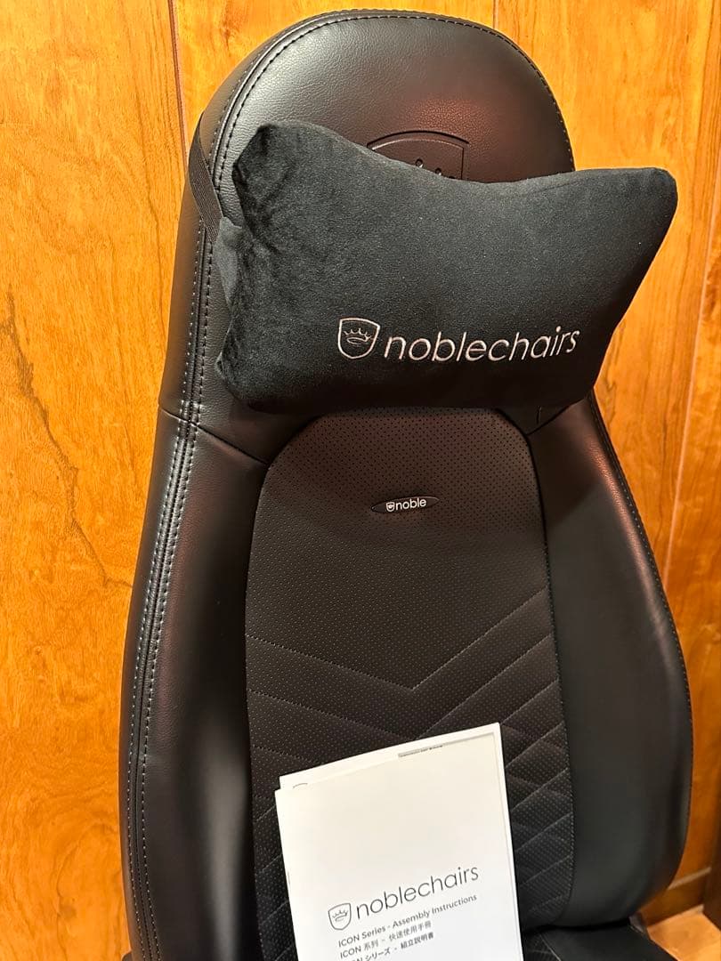 Noblechairs アイコン ICON ブラック ゲーミングチェア