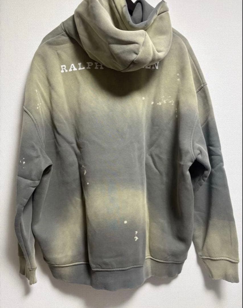 T*u様 RRL Double RL ダメージ バイソン パーカー XL