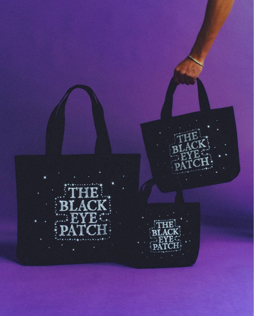新品S　ブラックアイパッチ　blackeyepatch トートバッグ　ブラック