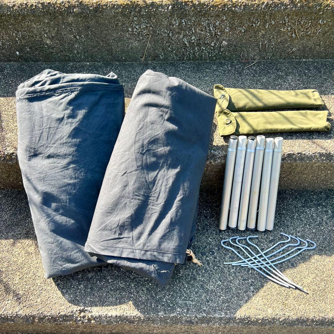 ［希少］ポーランド軍幕 ネイビー（将校用）デッドストック　サイズ2