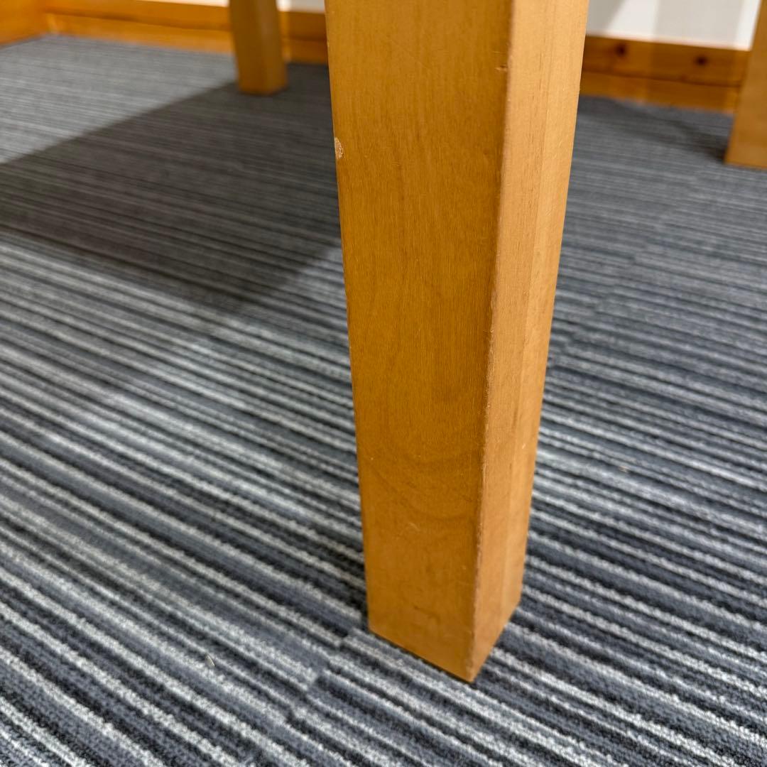 無印良品 バーチ材 木製テーブル 85cm×85cm