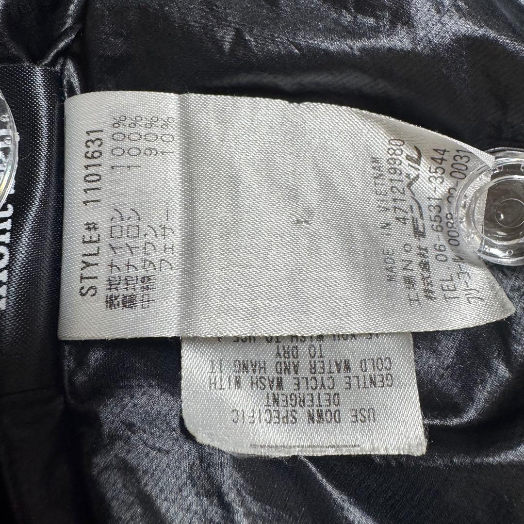 美品モンベルGORE-TEX 800FP U.L.トラベルダウンコートM黒