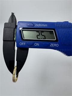 K18ゴールド リブデザインリング1.07g 11号