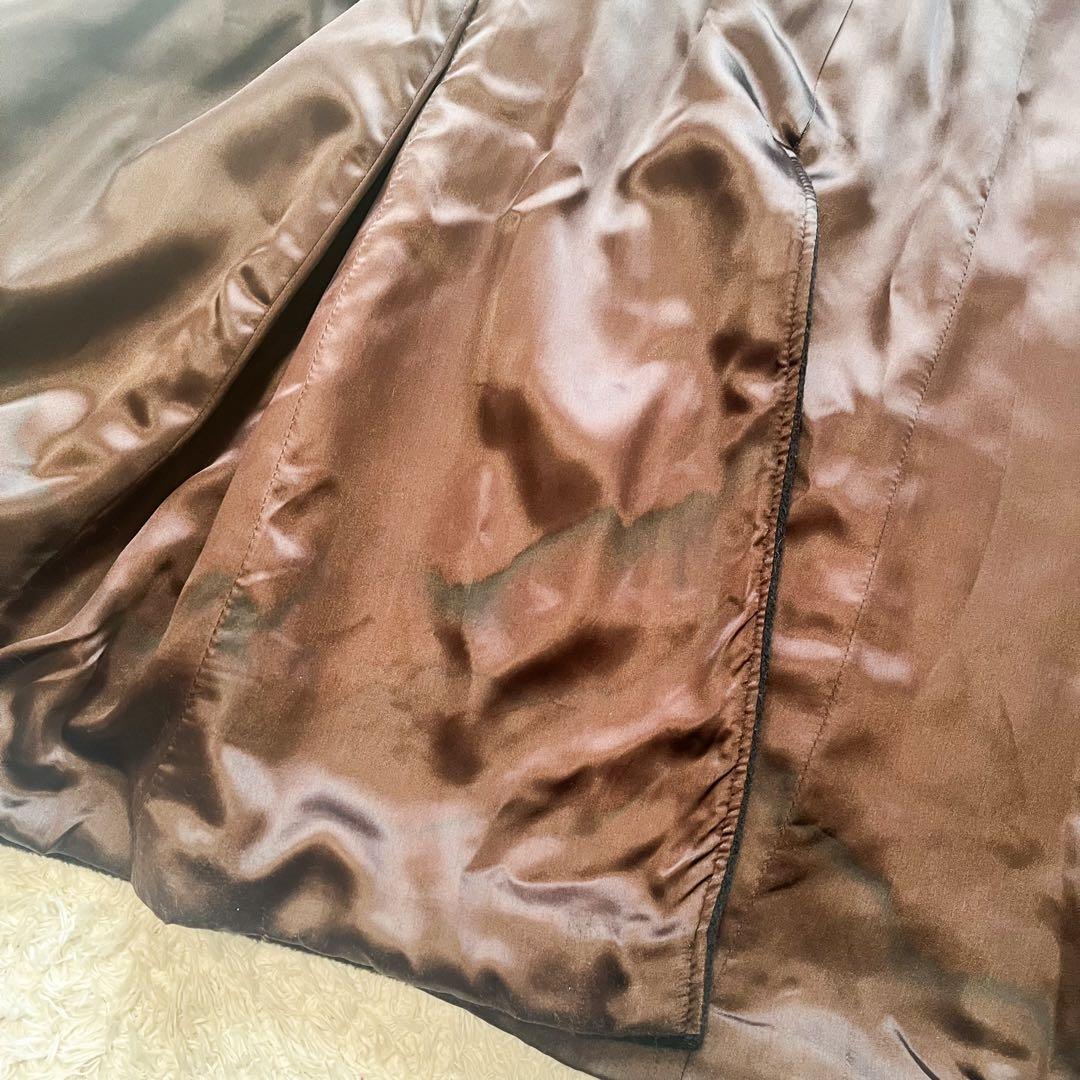 着丈126cm マックスマーラ &コー ダブルブレストコート モヘヤ ブラック