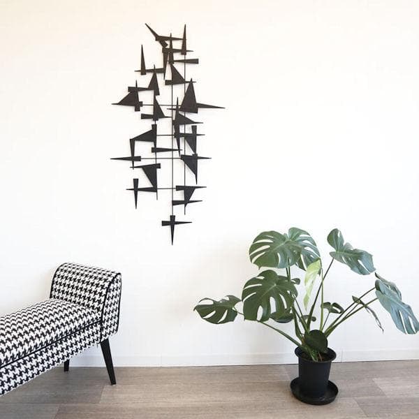 アイアンウォールアート トライアングル 壁飾り アートパネル プレート（63）